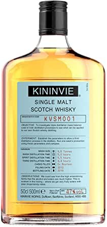KININVIE Single Malt Scotch Whisky 47° 0.5L