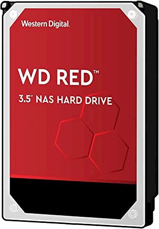WD Red 8TB 3.5" NAS Disque dur Interne - 5400 RPM Class, SATA 6 Gb/s, CMR, 256MB Cache - WD10EFRX