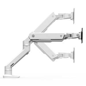 Ergotron HX Desk Monitor Arm - Kit de montage (bras articulé, pince de fixation, support à œillets, pivot, matériel de montage, pièce d'extension) - Noir mat - Taille d'écran : jusqu'à 49,5" - Bureau : Amazon.fr: High-Tech