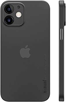 memumi Coque pour iPhone 12 Mini (5.4"), Ultra Mince de 0,3 mm, Finition Mate [résistante aux Chocs, antidérapante, Anti-Rayures]. Blanc Transparent.: Amazon.fr: High-tech