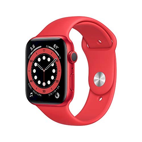 Apple Watch Series 6 (GPS, 44 mm) Boîtier en aluminium PRODUCT(RED), Bracelet Sport PRODUCT(RED)
