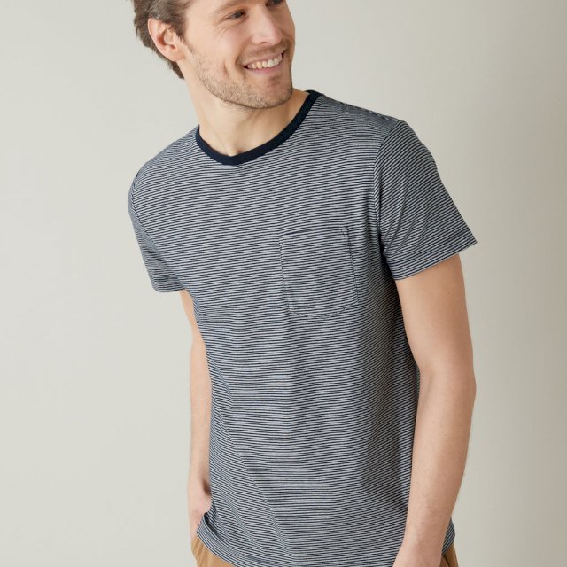 T-shirt rayé homme - coton bio
