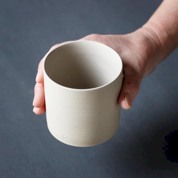 Tea Cup 'Enchu' Natural - Nankei Ceramics