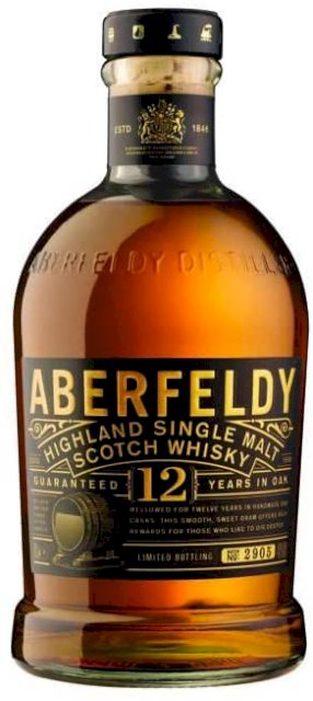 Aberfeldy 12 ans d'âge Highland Single Malt Scotch Whisky 70cl