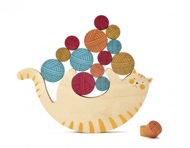 Meow! Un jeu d'équilibre de Londji Creative Toys
