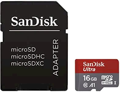 SanDisk SDSQUAR-016G-GN6IA Carte mémoire SDHC Classe 10 16 Go (Nouvelle Version)