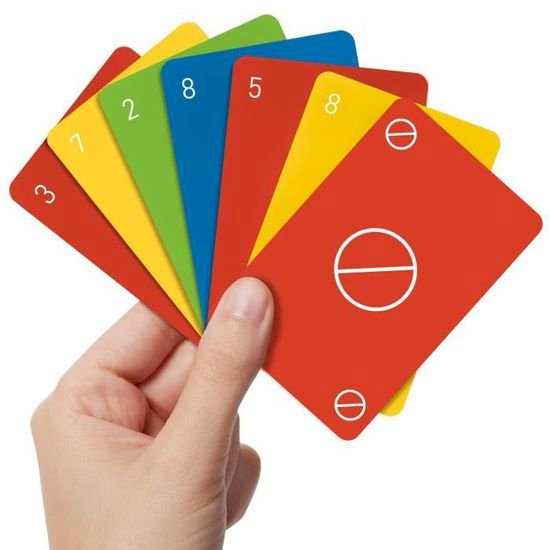 UNO Minimalist Jeu de cartes - 2 à 10 joueurs - 7 ans et +