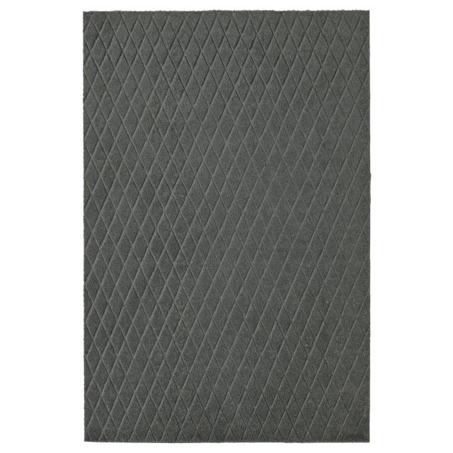 ÖSTERILD Paillasson, intérieur - gris foncé 60x90 cm