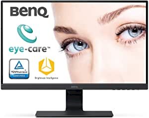 BenQ GW2480, Écran Eye-Care de 23.8 pouces, Affichage FHD 1920 x 1080, IPS, Brightness Intelligence, Low Blue Light, Flicker-Free, Cadre ultra-fin, HDMI: Amazon.fr: Informatique